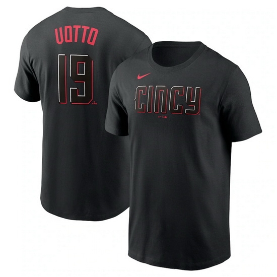 Men Cincinnati Reds 19 Joey Votto 2023 City Connect Name 26 Number T Shirt Men Cincinnati Reds 19 Joey Votto 2023 City Connect Name 26 Number T Shirt
