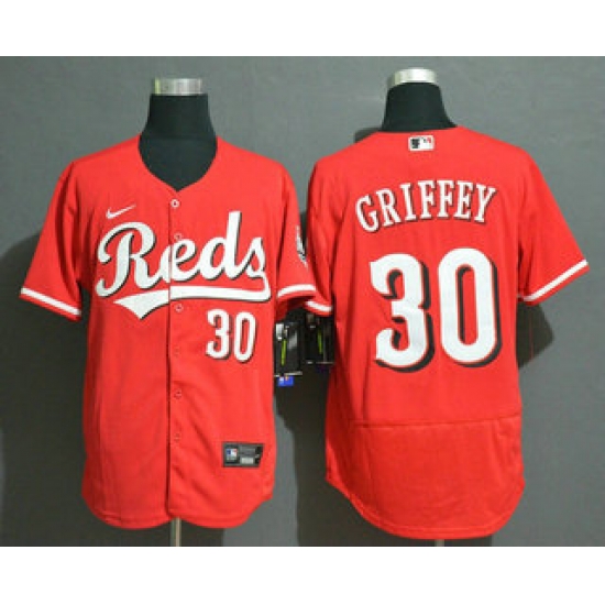Men Cincinnati Reds 30 Ken Griffey Jr Red Stitched MLB Flex Base Nike Jersey Men Cincinnati Reds 30 Ken Griffey Jr Red Stitched MLB Flex Base Nike Jersey
