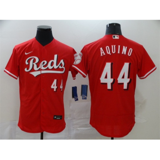 Men Cincinnati Reds 44 Aristides Aquino Red Stitched MLB Flex Base Nike Jersey Men Cincinnati Reds 44 Aristides Aquino Red Stitched MLB Flex Base Nike Jersey