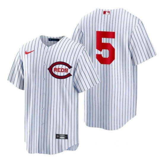 Men Cincinnati Reds 5 Johnny Bench 2022 White Field Of Dreams Stitched Baseball Jersey Men Cincinnati Reds 5 Johnny Bench 2022 White Field Of Dreams Stitched Baseball Jersey