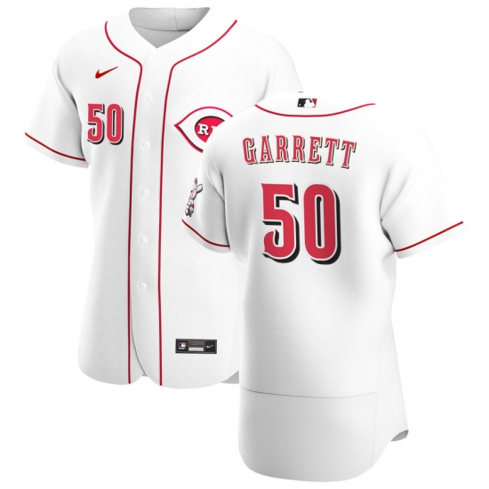 Men Cincinnati Reds 50 Amir Garrett Men Nike White Home 2020 Flex Base Player MLB Jersey Men Cincinnati Reds 50 Amir Garrett Men Nike White Home 2020 Flex Base Player MLB Jersey