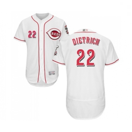 Mens Cincinnati Reds 22 Derek Dietrich White Home Flex Base Authentic Collection Baseball Jersey Mens Cincinnati Reds 22 Derek Dietrich White Home Flex Base Authentic Collection Baseball Jersey