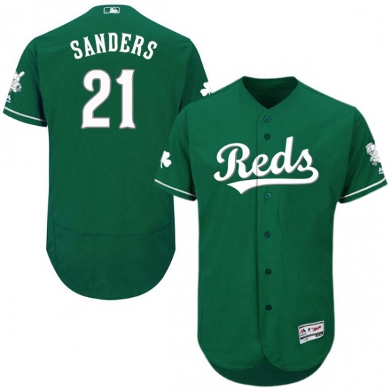 Mens Majestic Cincinnati Reds 21 Reggie Sanders Green Celtic Flexbase Authentic Collection MLB Jersey Mens Majestic Cincinnati Reds 21 Reggie Sanders Green Celtic Flexbase Authentic Collection MLB Jersey