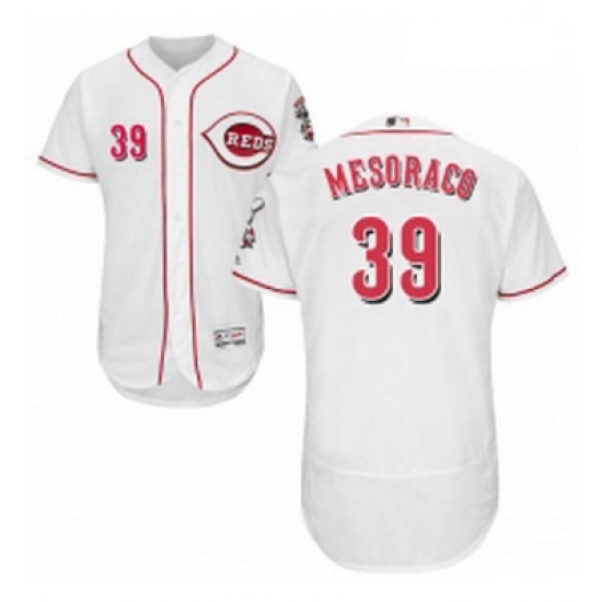 Mens Majestic Cincinnati Reds 39 Devin Mesoraco White Home Flex Base Authentic Collection MLB Jersey Mens Majestic Cincinnati Reds 39 Devin Mesoraco White Home Flex Base Authentic Collection MLB Jersey