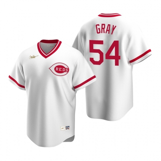 Mens Nike Cincinnati Reds 54 Sonny Gray White Cooperstown Collection Home Stitched Baseball Jersey Mens Nike Cincinnati Reds 54 Sonny Gray White Cooperstown Collection Home Stitched Baseball Jersey