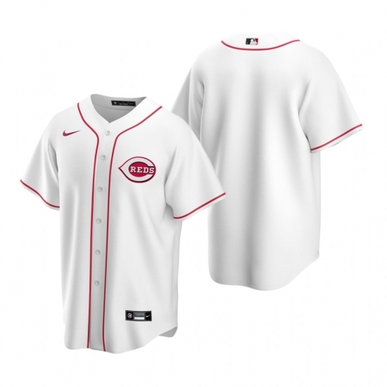 Mens Nike Cincinnati Reds Blank White Home Stitched Baseball Jersey Mens Nike Cincinnati Reds Blank White Home Stitched Baseball Jersey
