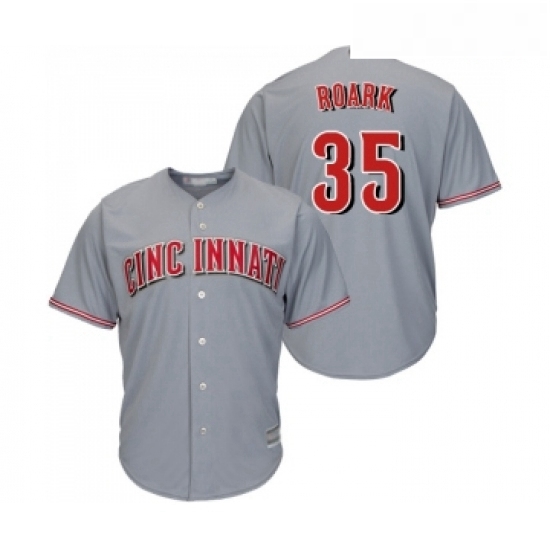 Youth Cincinnati Reds 35 Tanner Roark Replica Grey Road Cool Base Baseball Jersey Youth Cincinnati Reds 35 Tanner Roark Replica Grey Road Cool Base Baseball Jersey