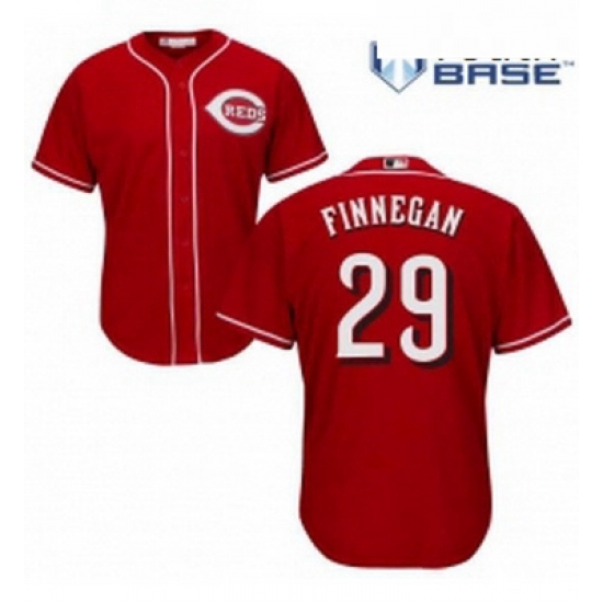 Youth Majestic Cincinnati Reds 29 Brandon Finnegan Authentic Red Alternate Cool Base MLB Jersey Youth Majestic Cincinnati Reds 29 Brandon Finnegan Authentic Red Alternate Cool Base MLB Jersey