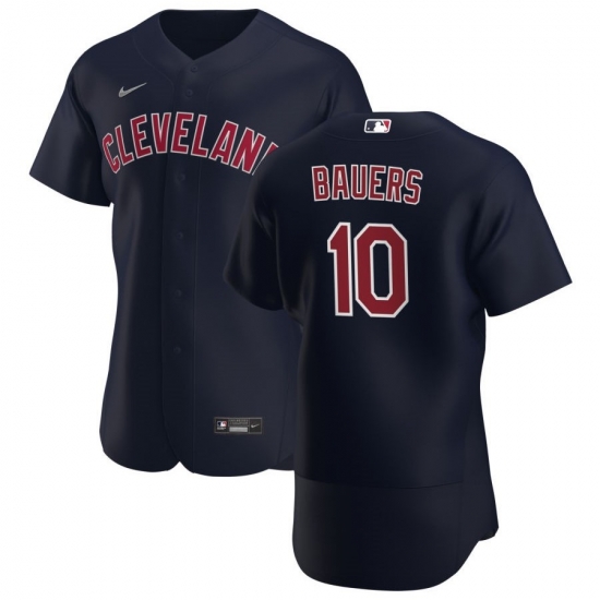 Men Cleveland Indians 10 Jake Bauers Men Nike Navy Alternate 2020 Flex Base Player MLB Jersey Men Cleveland Indians 10 Jake Bauers Men Nike Navy Alternate 2020 Flex Base Player MLB Jersey