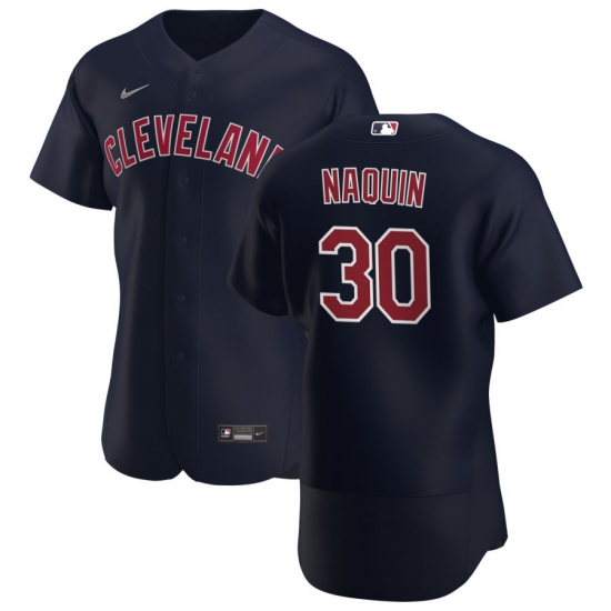 Men Cleveland Indians 30 Tyler Naquin Men Nike Navy Alternate 2020 Flex Base Player MLB Jersey Men Cleveland Indians 30 Tyler Naquin Men Nike Navy Alternate 2020 Flex Base Player MLB Jersey
