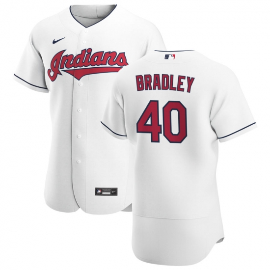 Men Cleveland Indians 40 Bobby Bradley Men Nike White Home 2020 Flex Base Team MLB Jersey Men Cleveland Indians 40 Bobby Bradley Men Nike White Home 2020 Flex Base Team MLB Jersey