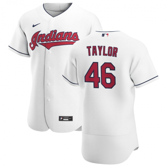 Men Cleveland Indians 46 Beau Taylor Men Nike White Home 2020 Flex Base Team MLB Jersey Men Cleveland Indians 46 Beau Taylor Men Nike White Home 2020 Flex Base Team MLB Jersey