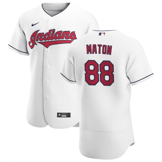 Men Cleveland Indians 88 Phil Maton Men Nike White Home 2020 Flex Base Team MLB Jersey Men Cleveland Indians 88 Phil Maton Men Nike White Home 2020 Flex Base Team MLB Jersey