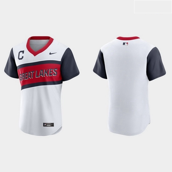 Men Cleveland Indians Men Nike White 2021 Little League Class Authentic MLB Jersey Men Cleveland Indians Men Nike White 2021 Little League Class Authentic MLB Jersey