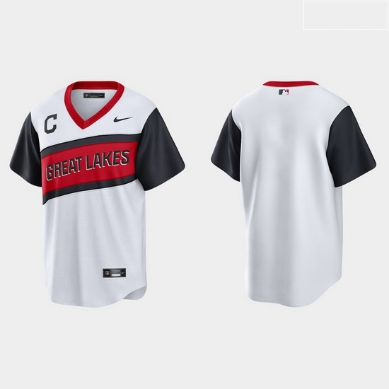 Men Cleveland Indians Men Nike White 2021 Little League Class Game MLB Jersey Men Cleveland Indians Men Nike White 2021 Little League Class Game MLB Jersey