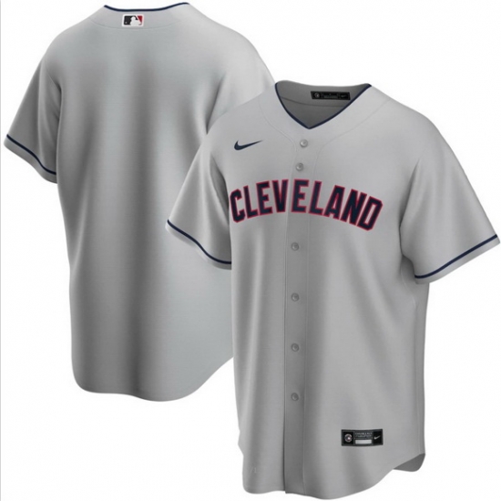 Men Cleveland Indians Nike Gray Blank Jersey Men Cleveland Indians Nike Gray Blank Jersey