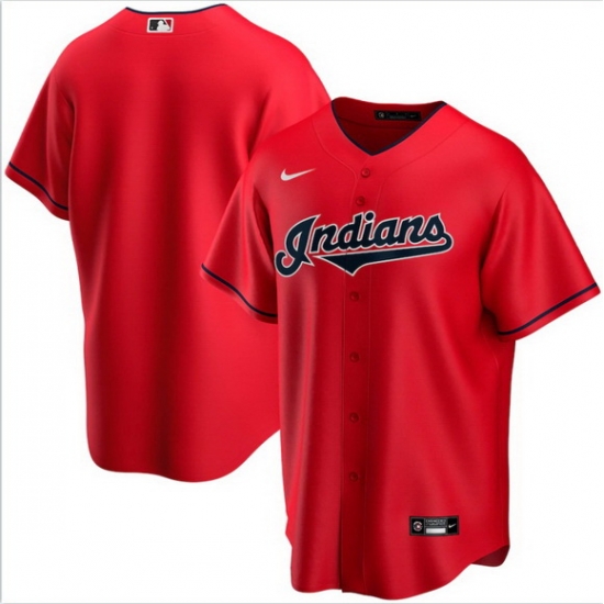 Men Cleveland Indians Nike Red Blank Jersey Men Cleveland Indians Nike Red Blank Jersey