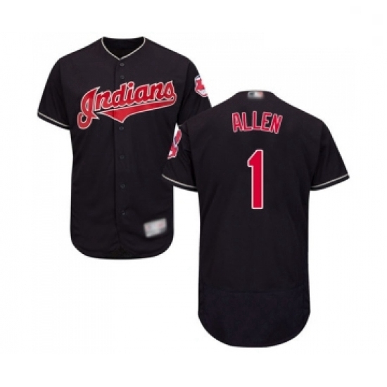 Mens Cleveland Indians 1 Greg Allen Navy Blue Alternate Flex Base Authentic Collection Baseball Jersey Mens Cleveland Indians 1 Greg Allen Navy Blue Alternate Flex Base Authentic Collection Baseball Jersey