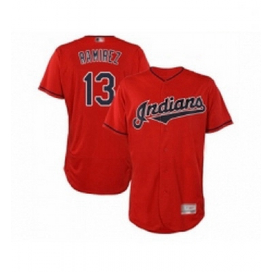 Mens Cleveland Indians 13 Hanley Ramirez Scarlet Alternate Flex Base Authentic Collection Baseball Jersey Mens Cleveland Indians 13 Hanley Ramirez Scarlet Alternate Flex Base Authentic Collection Baseball Jersey