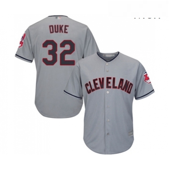 Mens Cleveland Indians 32 Zach Duke Replica Grey Road Cool Base Baseball Jersey Mens Cleveland Indians 32 Zach Duke Replica Grey Road Cool Base Baseball Jersey