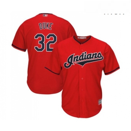 Mens Cleveland Indians 32 Zach Duke Replica Scarlet Alternate 2 Cool Base Baseball Jersey Mens Cleveland Indians 32 Zach Duke Replica Scarlet Alternate 2 Cool Base Baseball Jersey