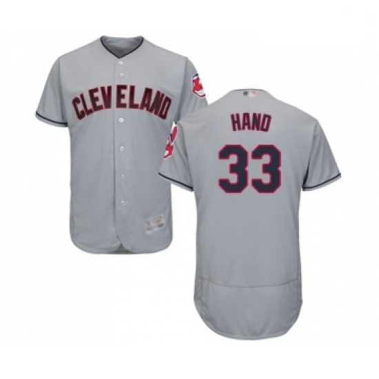 Mens Cleveland Indians 33 Brad Hand Grey Road Flex Base Authentic Collection Baseball Jersey Mens Cleveland Indians 33 Brad Hand Grey Road Flex Base Authentic Collection Baseball Jersey