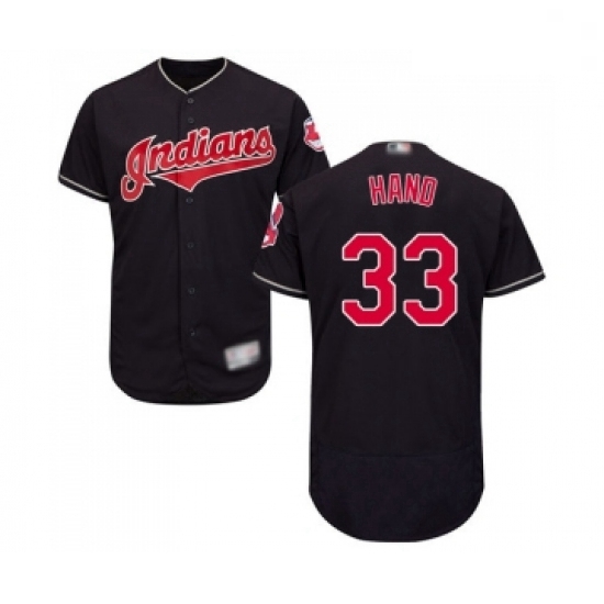 Mens Cleveland Indians 33 Brad Hand Navy Blue Alternate Flex Base Authentic Collection Baseball Jersey Mens Cleveland Indians 33 Brad Hand Navy Blue Alternate Flex Base Authentic Collection Baseball Jersey