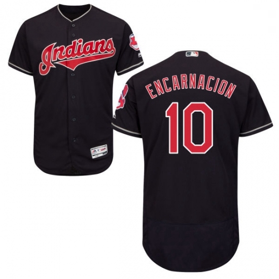 Mens Majestic Cleveland Indians 10 Edwin Encarnacion Navy Blue Flexbase Authentic Collection MLB Jersey Mens Majestic Cleveland Indians 10 Edwin Encarnacion Navy Blue Flexbase Authentic Collection MLB Jersey