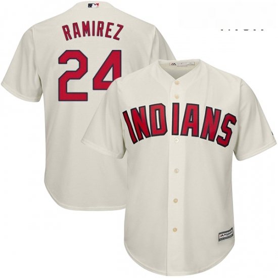 Mens Majestic Cleveland Indians 24 Manny Ramirez Replica Cream Alternate 2 Cool Base MLB Jersey Mens Majestic Cleveland Indians 24 Manny Ramirez Replica Cream Alternate 2 Cool Base MLB Jersey