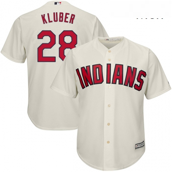 Mens Majestic Cleveland Indians 28 Corey Kluber Replica Cream Alternate 2 Cool Base MLB Jersey Mens Majestic Cleveland Indians 28 Corey Kluber Replica Cream Alternate 2 Cool Base MLB Jersey