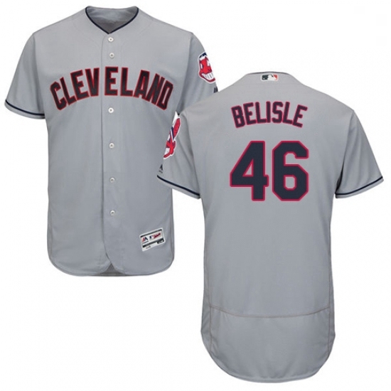 Mens Majestic Cleveland Indians 46 Matt Belisle Grey Road Flex Base Authentic Collection MLB Jersey Mens Majestic Cleveland Indians 46 Matt Belisle Grey Road Flex Base Authentic Collection MLB Jersey