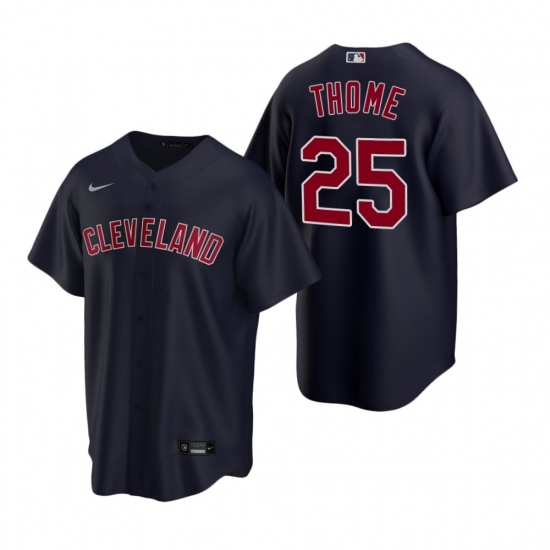 Mens Nike Cleveland Indians 25 Jim Thome Navy Alternate Stitched Baseball Jerse Mens Nike Cleveland Indians 25 Jim Thome Navy Alternate Stitched Baseball Jerse