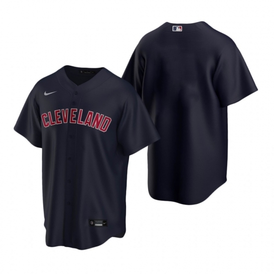Mens Nike Cleveland Indians Blank Navy Alternate Baseball Jersey Mens Nike Cleveland Indians Blank Navy Alternate Baseball Jersey