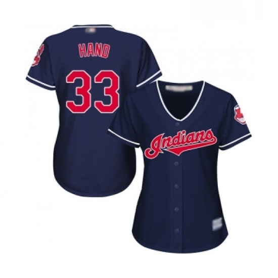Womens Cleveland Indians 33 Brad Hand Replica Navy Blue Alternate 1 Cool Base Baseball Jersey Womens Cleveland Indians 33 Brad Hand Replica Navy Blue Alternate 1 Cool Base Baseball Jersey