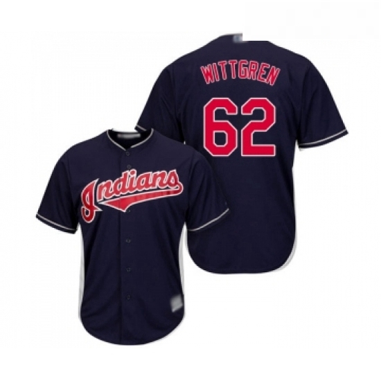 Youth Cleveland Indians 62 Nick Wittgren Replica Navy Blue Alternate 1 Cool Base Baseball Jersey Youth Cleveland Indians 62 Nick Wittgren Replica Navy Blue Alternate 1 Cool Base Baseball Jersey