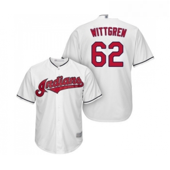 Youth Cleveland Indians 62 Nick Wittgren Replica White Home Cool Base Baseball Jersey Youth Cleveland Indians 62 Nick Wittgren Replica White Home Cool Base Baseball Jersey
