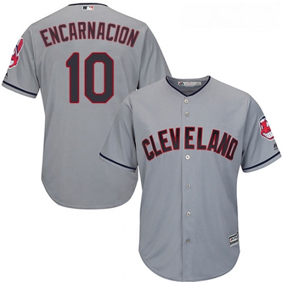 Youth Majestic Cleveland Indians 10 Edwin Encarnacion Authentic Grey Road Cool Base MLB Jersey Youth Majestic Cleveland Indians 10 Edwin Encarnacion Authentic Grey Road Cool Base MLB Jersey