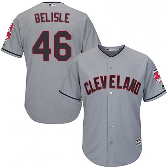 Youth Majestic Cleveland Indians 46 Matt Belisle Authentic Grey Road Cool Base MLB Jersey Youth Majestic Cleveland Indians 46 Matt Belisle Authentic Grey Road Cool Base MLB Jersey