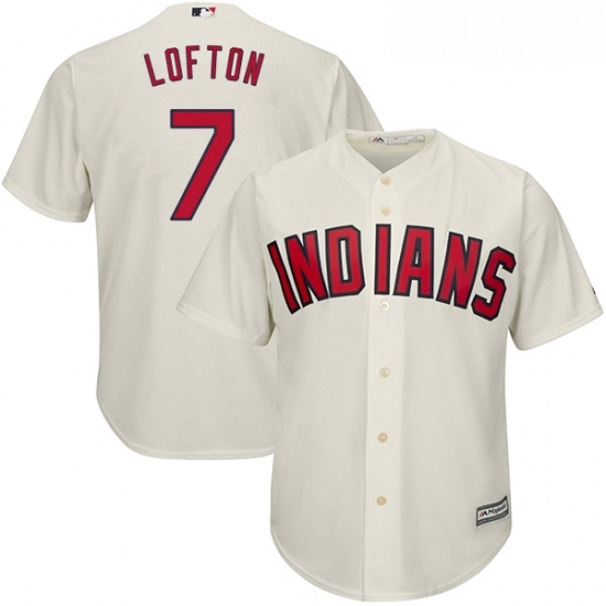 Youth Majestic Cleveland Indians 7 Kenny Lofton Authentic Cream Alternate 2 Cool Base MLB Jersey Youth Majestic Cleveland Indians 7 Kenny Lofton Authentic Cream Alternate 2 Cool Base MLB Jersey