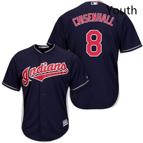 Youth Majestic Cleveland Indians 8 Lonnie Chisenhall Authentic Navy Blue Alternate 1 Cool Base MLB Jersey Youth Majestic Cleveland Indians 8 Lonnie Chisenhall Authentic Navy Blue Alternate 1 Cool Base MLB Jersey
