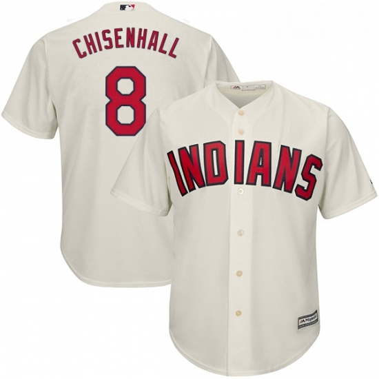 Youth Majestic Cleveland Indians 8 Lonnie Chisenhall Replica Cream Alternate 2 Cool Base MLB Jersey Youth Majestic Cleveland Indians 8 Lonnie Chisenhall Replica Cream Alternate 2 Cool Base MLB Jersey