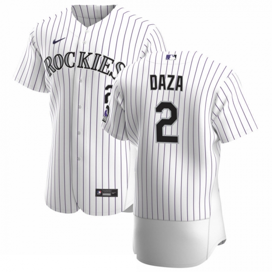 Men Colorado Rockies 2 Yonathan Daza Men Nike White Home 2020 Flex Base Player MLB Jersey Men Colorado Rockies 2 Yonathan Daza Men Nike White Home 2020 Flex Base Player MLB Jersey