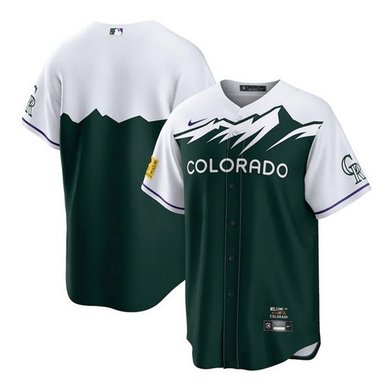 Men Colorado Rockies Blank 2022 Green City Connect Stitched Baseball Jerseys Men Colorado Rockies Blank 2022 Green City Connect Stitched Baseball Jerseys
