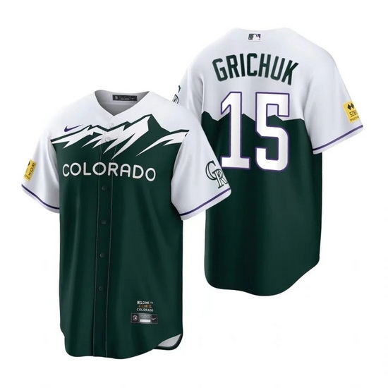 Men Nike Nike Colorado Rockies #15 Randal City Connect Stitched Cool Base Baseball Jersey Men Nike Nike Colorado Rockies #15 Randal City Connect Stitched Cool Base Baseball Jersey