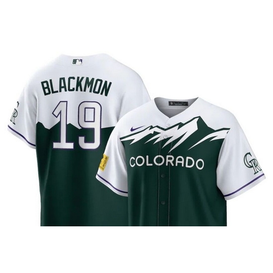 Men Nike Nike Colorado Rockies #19 Charlie Blackmon City Connect Stitched Baseball Jersey Men Nike Nike Colorado Rockies #19 Charlie Blackmon City Connect Stitched Baseball Jersey