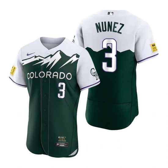 Men Nike Nike Colorado Rockies #3 Dom Nunez City Connect Stitched Flex Base Baseball Jersey Men Nike Nike Colorado Rockies #3 Dom Nunez City Connect Stitched Flex Base Baseball Jersey