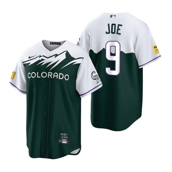 Men Nike Nike Colorado Rockies #9 Connor Joe City Connect Stitched Baseball Jersey Men Nike Nike Colorado Rockies #9 Connor Joe City Connect Stitched Baseball Jersey