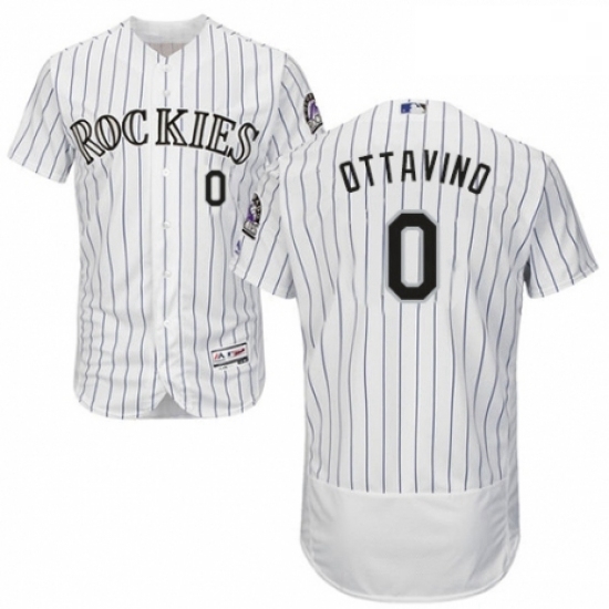 Mens Majestic Colorado Rockies 0 Adam Ottavino White Home Flex Base Authentic Collection MLB Jersey Mens Majestic Colorado Rockies 0 Adam Ottavino White Home Flex Base Authentic Collection MLB Jersey