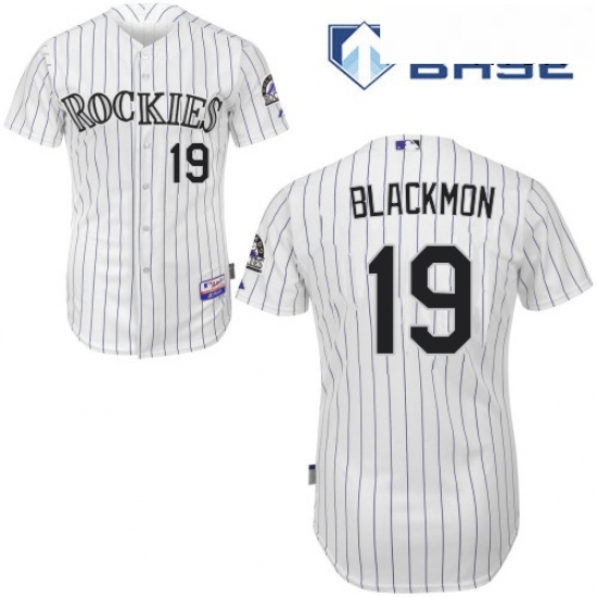 Mens Majestic Colorado Rockies 19 Charlie Blackmon Replica White Home Cool Base MLB Jersey Mens Majestic Colorado Rockies 19 Charlie Blackmon Replica White Home Cool Base MLB Jersey