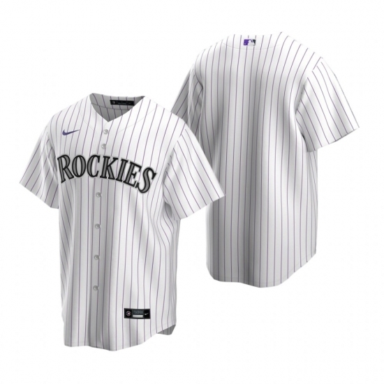 Mens Nike Colorado Rockies Blank White Home Stitched Baseball Jersey Mens Nike Colorado Rockies Blank White Home Stitched Baseball Jersey
